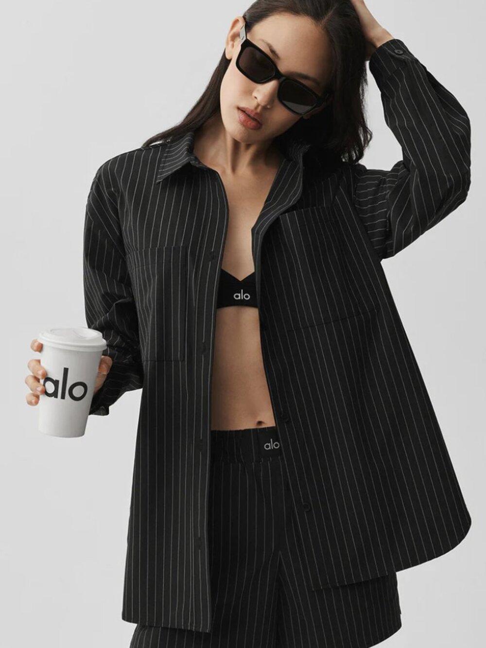 Pinstripe Daylight Button Down Long Sleeve
